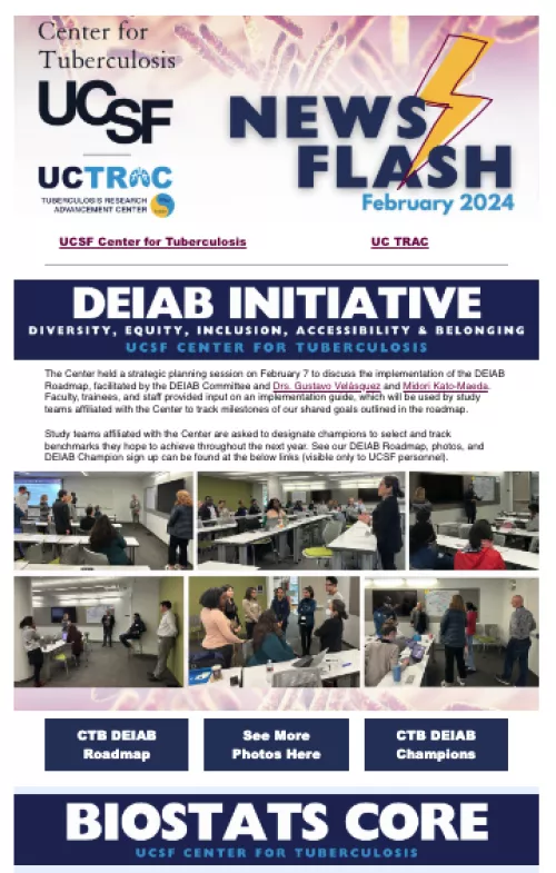Image of February 2024 newsletter