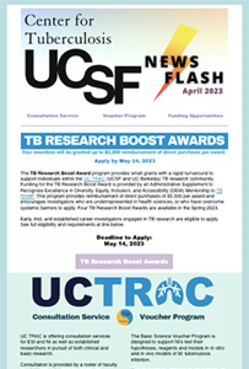 Image of April 2023 newsletter