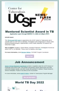 Image of January 2022 newsletter