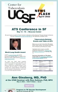 Image of April 2022 newsletter