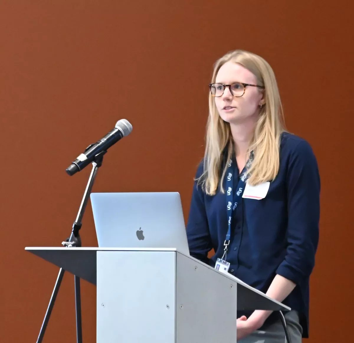Rebecca Crowder presenting at BATS