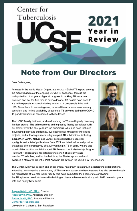Image of 2021 Year-in-Review newsletter